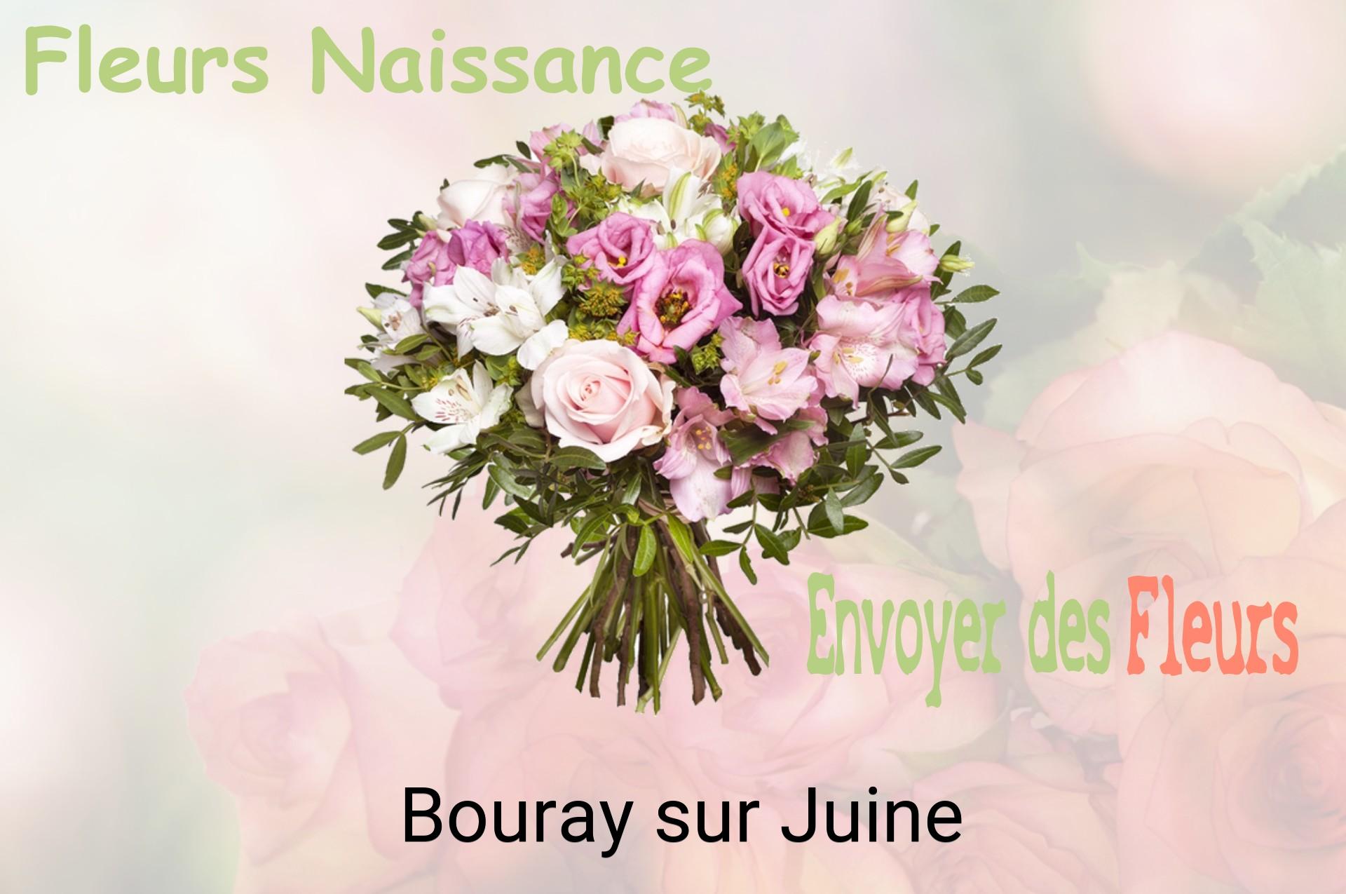 Bouquet de fleurs de naissance livré à Bouray-sur-Juine